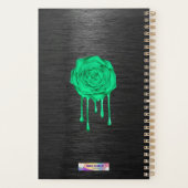 Getriebene Planer für grüne Rose (Rückseite)