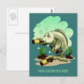 Getrinken Gezollte Postkarte (Vorne/Hinten)
