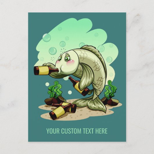 Getrinken Gezollte Postkarte (Vorderseite)