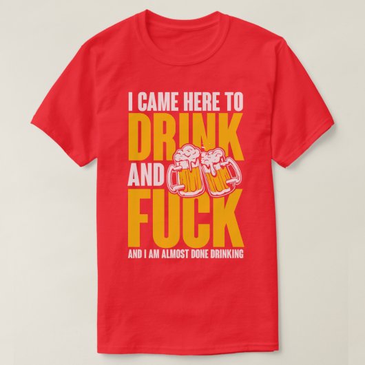 Getrinken T-Shirt (Design vorne)