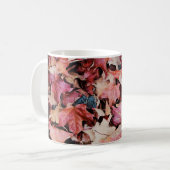 Getrocknete Blätter Kaffeetasse (Vorderseite Links)