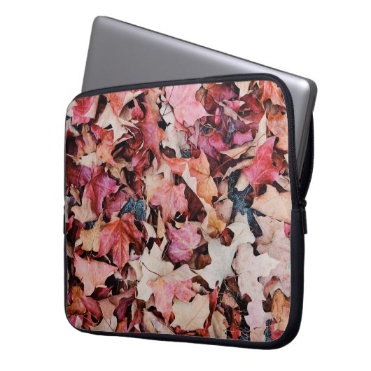 Getrocknete Blätter Laptopschutzhülle (Vorderseite Links)