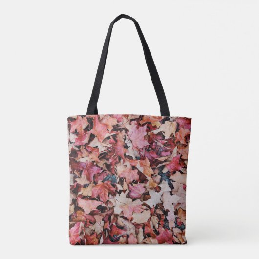 Getrocknete Blätter Tasche (Rückseite)