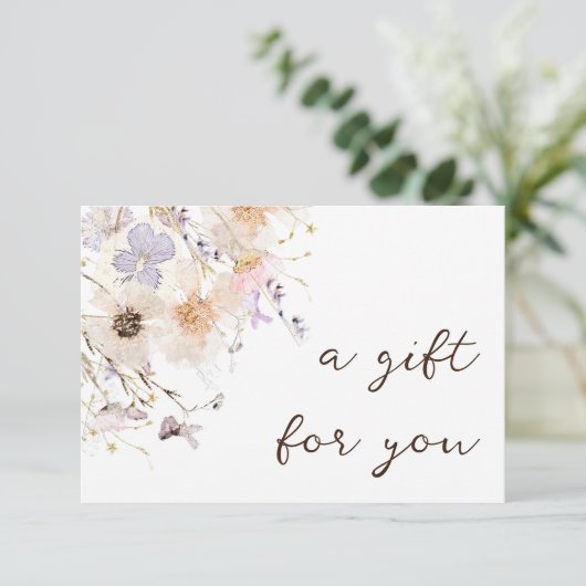 Getrocknete Blume (Stehend Vorderseite)