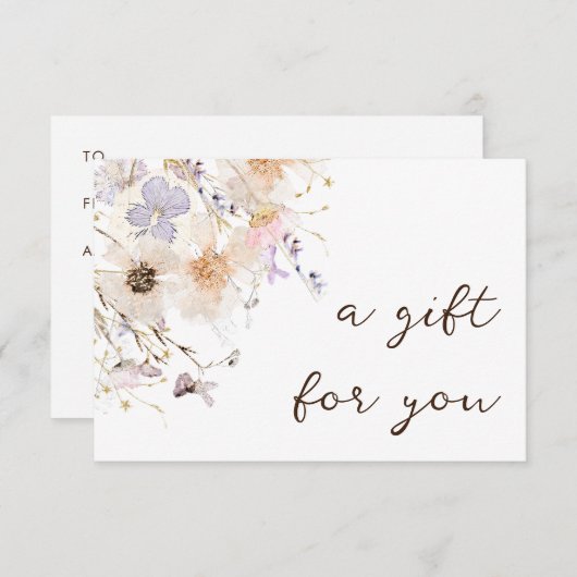 Getrocknete Blume (Vorne/Hinten)