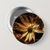 Getrocknete Blume abstrakt Button (Vorne & Hinten)