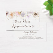 Getrocknete Blume elegante Terminkarte (Schreibtisch)