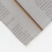 Getrocknete Blume Fleecedecke (Ecke)