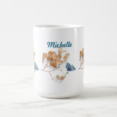 Getrocknete Blume Kaffee Tasse (Mittel)