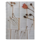 Getrocknete Blume Notizblock (Vorderseite)