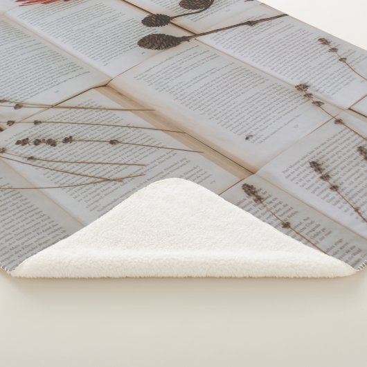 Getrocknete Blume Sherpadecke (3/4)