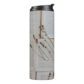 Getrocknete Blume Thermosbecher (Nach links gedreht)