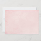 Getrocknete Blume und Pampasgras, weich rosa gefär Save The Date (Rückseite)