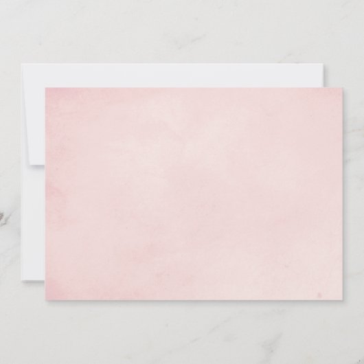 Getrocknete Blume und Pampasgras, weich rosa gefär Save The Date (Rückseite)