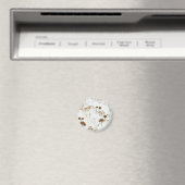 Getrocknete Blume und Twigs Magnet (In Situ (Geschirrspüler))