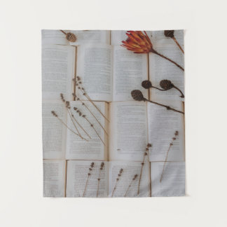Getrocknete Blume Wandteppich