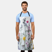 GETROCKNETE BLUMEN ÄSTHETISCHE BLUMEN WILDBLUMEN SCHÜRZE (Getragen)