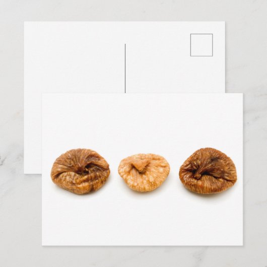 getrocknete Feigen Postkarte (Vorne/Hinten)