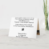 Getrocknete Gräser Karte (Rückseite)