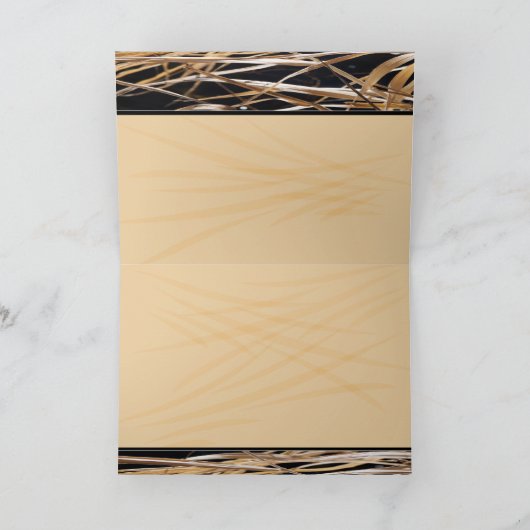 Getrocknete Gräser Karte (Innenseite)