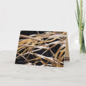 Getrocknete Gräser Karte (Vorderseite)