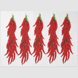 Getrocknete Hot Chili Paprikaschoten Küche Decoupa Seidenpapier