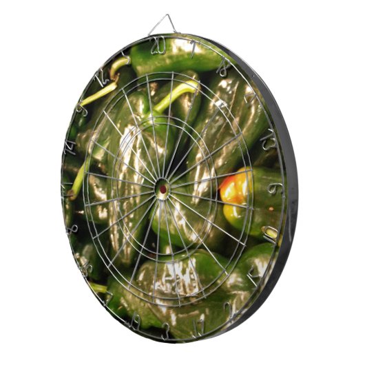 Getrocknete Jalapeno-Paprikaschoten Dartscheibe (Vorderseite rechts)