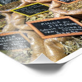 Getrocknete Kräuter und Gewürze Fotodruck (Ecke)