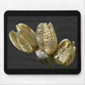 Getrocknete Lily Seed Pods Mousepad (Vorne)