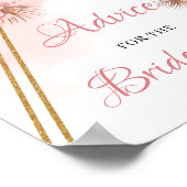 Getrocknete Palm-Blätter Blush-Ratschläge für die  Poster (Ecke)