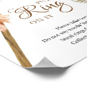 Getrocknete Palm-Blätter Pampas Grass setzen einen Poster (Ecke)