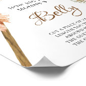 Getrocknete Palmblättergras Wie groß ist Mama's Ba Poster (Ecke)