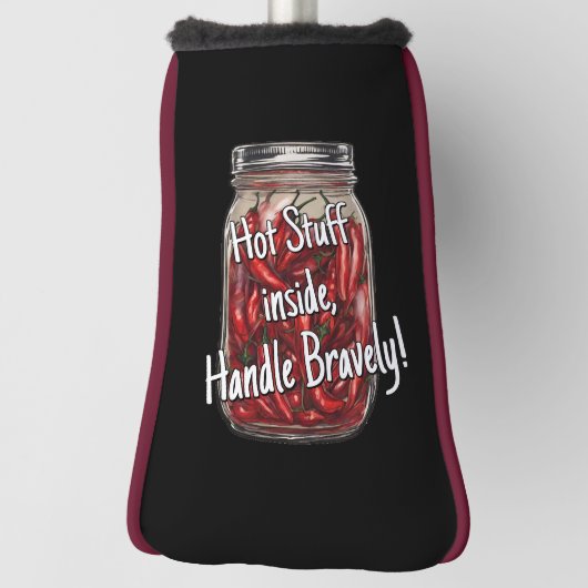 Getrocknete Paprikaschoten Jar Golf Headcover (Rotieren 90)