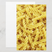 Getrocknete Pasta (italienisches Essen) Briefpapier (Vorne/Hinten)
