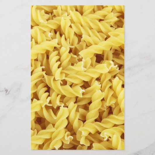 Getrocknete Pasta (italienisches Essen) Briefpapier (Vorderseite)