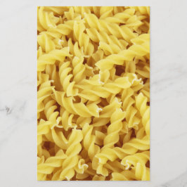 Getrocknete Pasta (italienisches Essen) Briefpapier