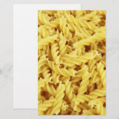Getrocknete Pasta (italienisches Essen) Briefpapier (Vorne/Hinten)