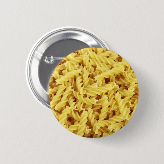 Getrocknete Pasta (italienisches Essen) Button (Vorne & Hinten)