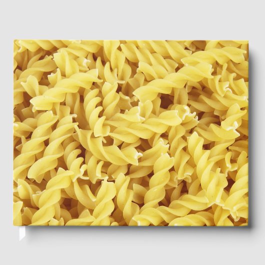 Getrocknete Pasta (italienisches Essen) Gästebuch (Vorderseite)