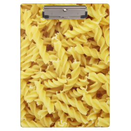 Getrocknete Pasta (italienisches Essen) Klemmbrett