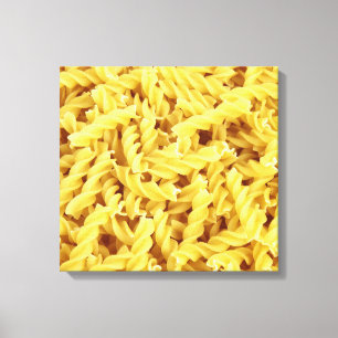 Getrocknete Pasta (italienisches Essen) Leinwanddruck