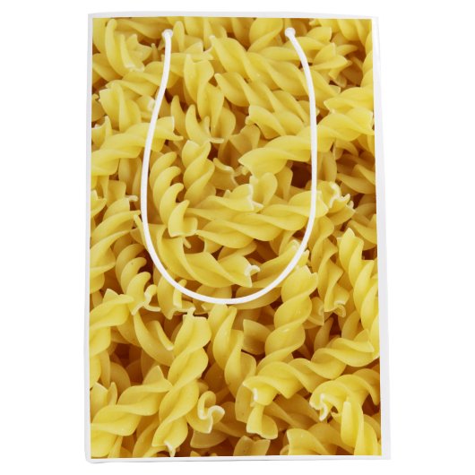 Getrocknete Pasta (italienisches Essen) Mittlere Geschenktüte (Vorderseite)
