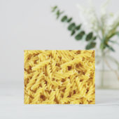 Getrocknete Pasta (italienisches Essen) Postkarte (Stehend Vorderseite)