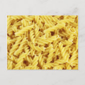 Getrocknete Pasta (italienisches Essen) Postkarte (Vorderseite)