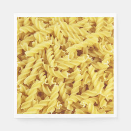 Getrocknete Pasta (italienisches Essen) Serviette
