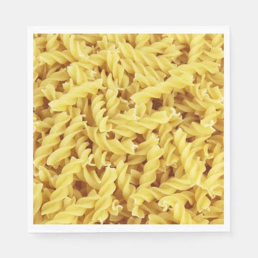 Getrocknete Pasta (italienisches Essen) Serviette (Vorderseite)
