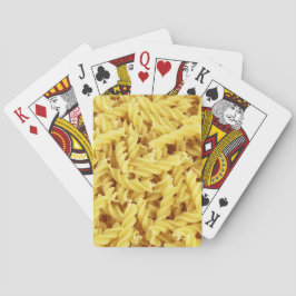 Getrocknete Pasta (italienisches Essen) Spielkarten