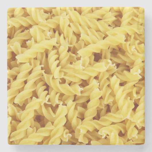 Getrocknete Pasta (italienisches Essen) Steinuntersetzer (Vorderseite)