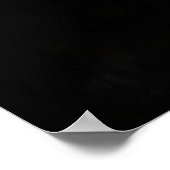 Getrocknete Queen's Lace Blume Dark Academia, Dunk Poster (Ecke)