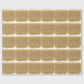 Getrocknete Ramennudeln Geschenkpapier (Flach)